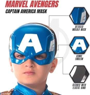 Captain America Kids Superhero Mask