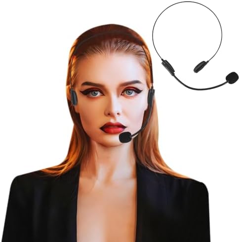 Rock Star Mic Headset Fake Microphone Cosplay Accessory Rock Star Costume