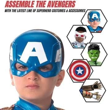 Captain America Kids Superhero Mask