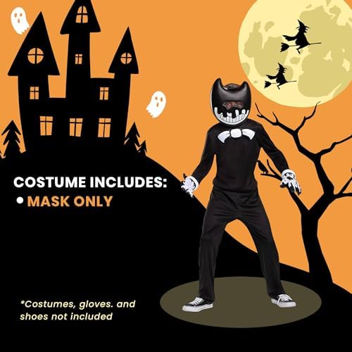 Bendy Helmet Mask Costume