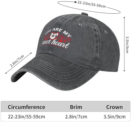 RTATBY You Are My Sweet Heart Baseball Cap Women Men Sun Hat