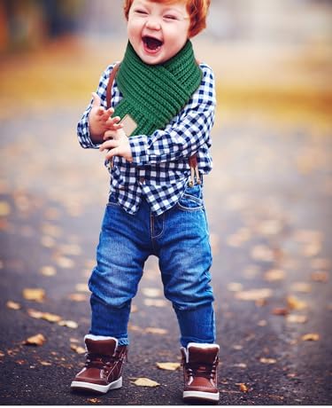 Knitted Winter Scarves for Kids