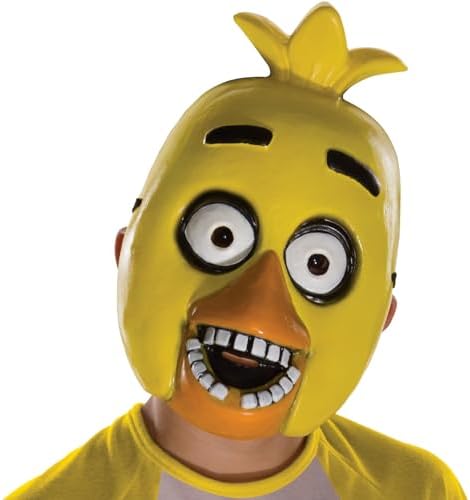 Five Nights at Freddys Halloween Mask Chica Costume Accessory - Perfect for Parties Trick or Treat