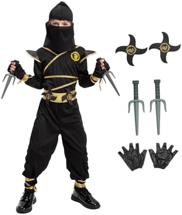 Ninja Costumes for Kids with Accessories Halloween and More