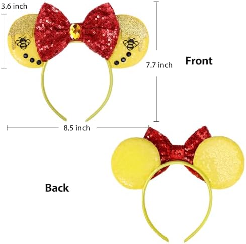 Adorable Honey Ears Mouse Ears Headband for Women and Kids