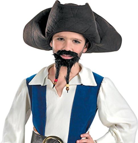 Disguise Inc Pirate Hat Mustache Goatee for Kids