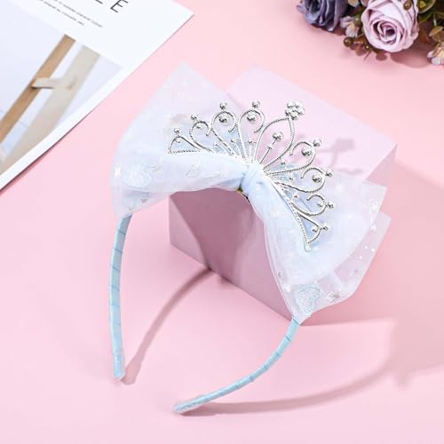 Lusofie Crown Headband Princess Tiara Hair Accessories Perfect for Girls