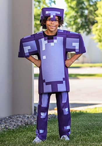 Disguise Minecraft Enchanted Diamond Armor Deluxe 46 Kids Costume