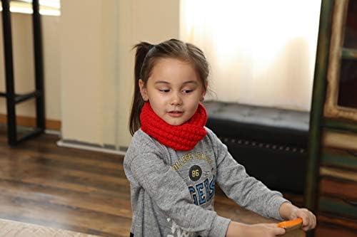 BEARUN Kids Knitted Beanie Scarf