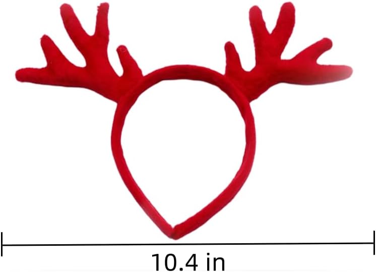 Furry Christmas Reindeer Headband - Party Costume for Kids - Festive Fuzziness