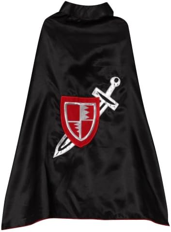 Black Knight Cape for Boys