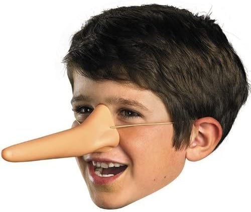 Disguise Pinocchio Nose Costume for Kids with Fun Design and Easy Application