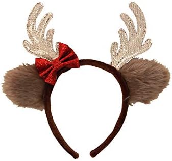 Sparking Reindeer Costume Headband