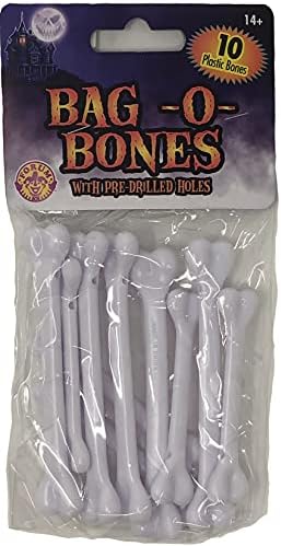Rubies Costume Bag O Bones Trick or Treat Costume Accessory White