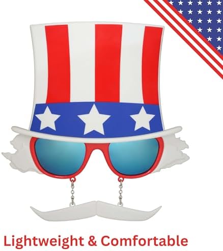 Sun-Staches Free the Spirit 4th of July Sunglasses