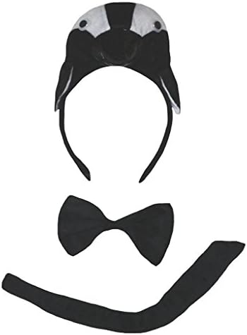 Petitebella 3pc Cute Animal Headband Bowtie Costume