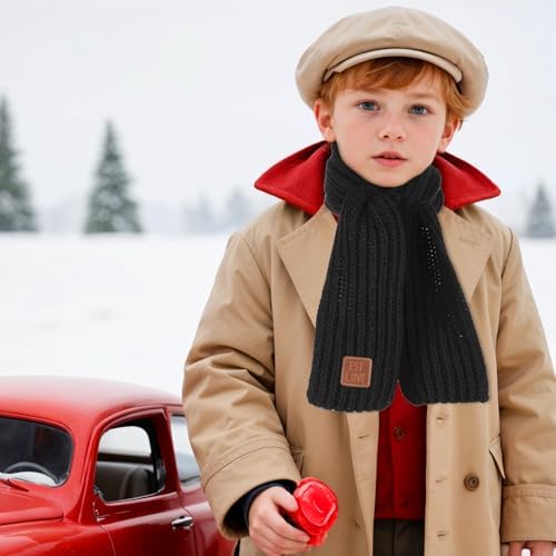 Abeillo Knitted Winter Scarf for Kids Warm Durable