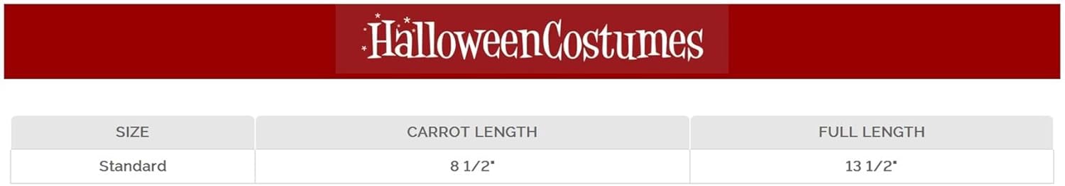 Bunny Carrot Prop Costume Accessory