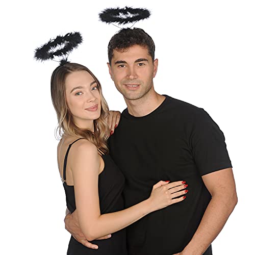 Funcredible Black Halo Halo for Men Women Kids