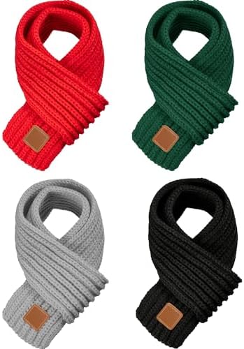 Knitted Winter Scarves for Kids