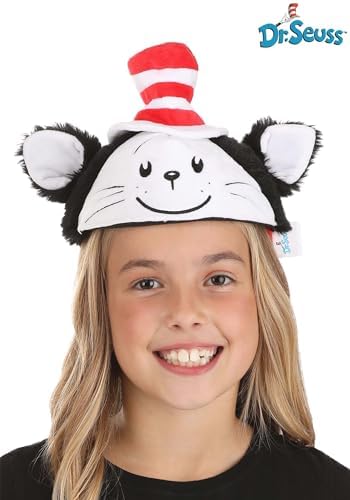 Dr Seuss Cat in the Hat Face Headband for Adults Kids