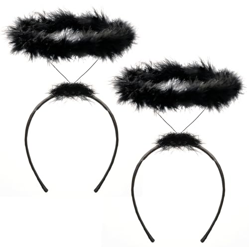 Funcredible Black Halo Halo for Men Women Kids