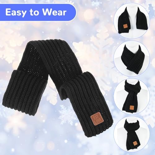 Abeillo Knitted Winter Scarf for Kids Warm Durable