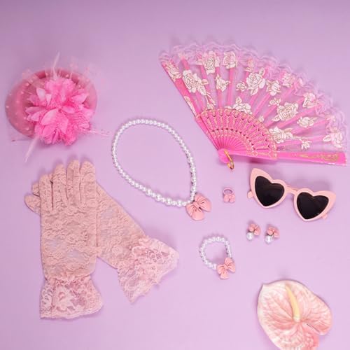 Fumwase Girls Tea Party Dress Up Set