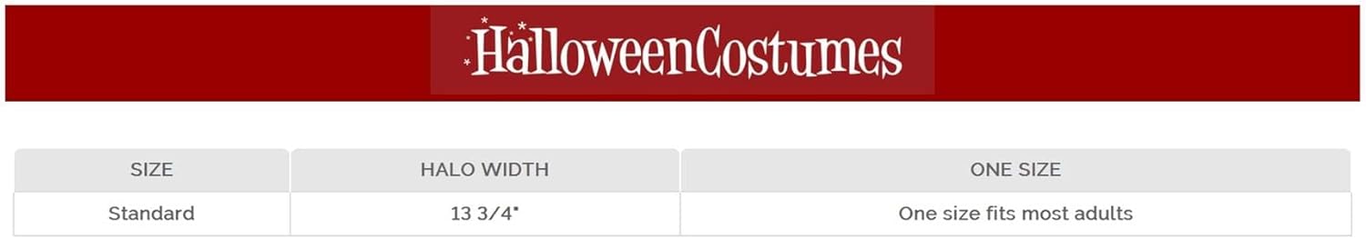 Fun Costumes Gold Modern Halo Accessory Angel Costume Accessories
