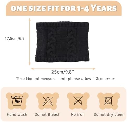 OMUKY Kids Knitted Neck Warmer Scarf for Toddler