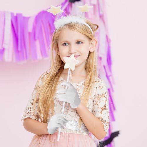 White Gloves for Kids - Stretchy Reliable