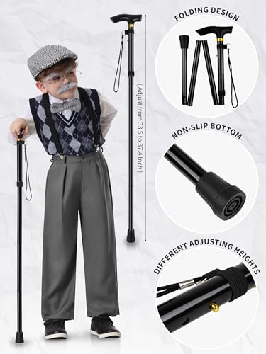 100 Days of School Grandpa Costume for Kids