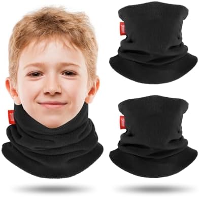 Aegend Kids Neck Warmer 2 Pack