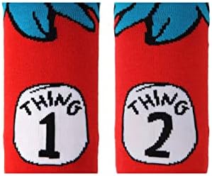 DDD Dr Seuss Thing 1 2 Socks for Kids