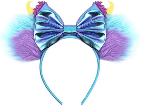 Cool Blue Mouse Ears Headband for Kids Party Costume