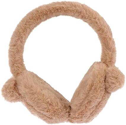 Adorable Cartoon Ear Warmer with Soft Muff for Winter