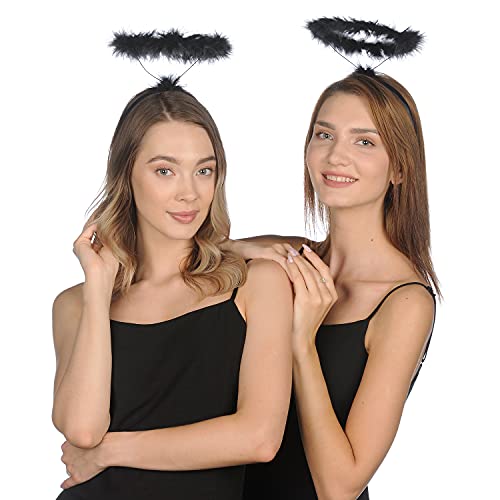Funcredible Black Halo Halo for Men Women Kids