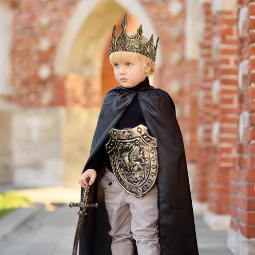Adjustable Royal Crown Halloween Costume Accessory