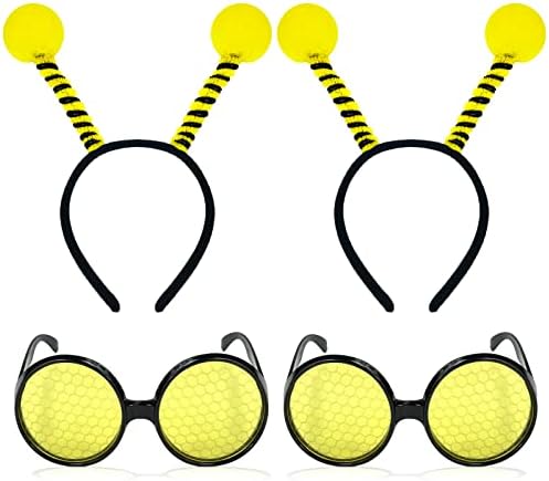Bee antenna headband glasses for adults