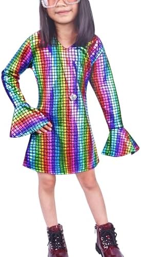 70s Disco Party Dress for Girls
