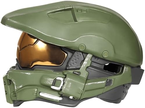 Disguise Halloween Helmet - Master Chief Green Kids Costume