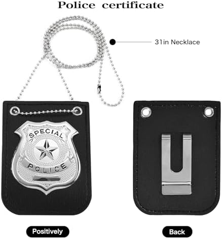 Fleursun Police Costume Accessory Set for Adults