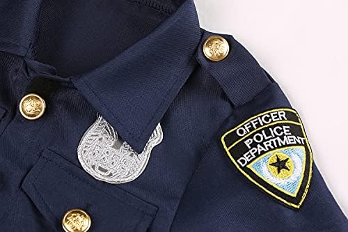Kids Police Officer Costume for Halloween Look Like a Real cop