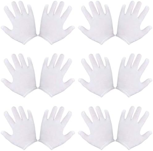 18 Pairs White Gloves Kids Halloween Costume Gloves Great Gift for Kids