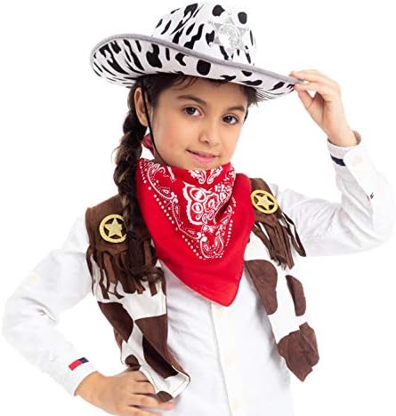 Spooktacular 2 Pcs Felt Cowboy Hats