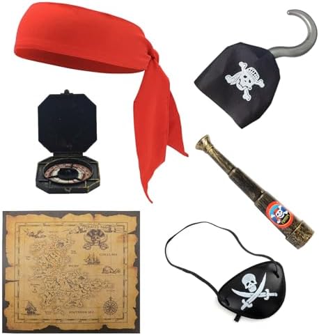 Pirate Party Accessories Set Perfect for Role-Playing