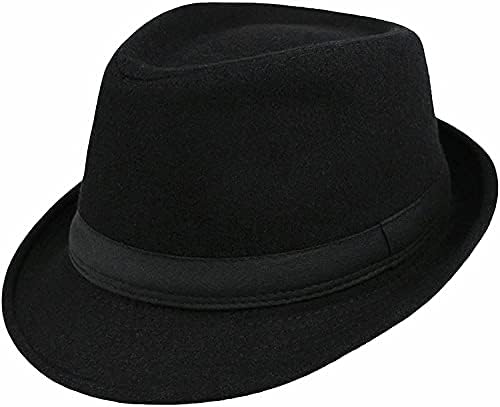 UTOWO Kids Felt Fedora Trilby Ganster Hat Boys Ages 25