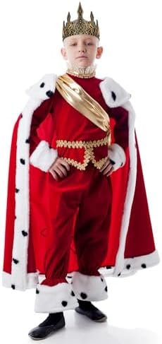 Adjustable Royal Crown Halloween Costume Accessory