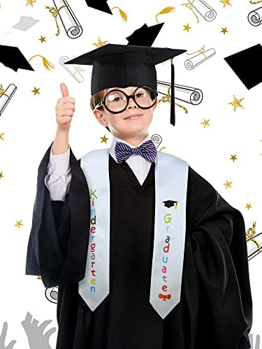Geyoga 2 Piece Kids Graduation Set Sash and Cap