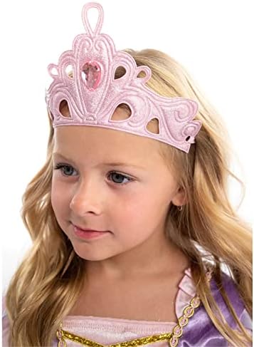 PrincessDiva Crown Soft Pink Dress Up Costume